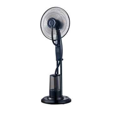 ALVA AIR - 40CM PEDESTAL MIST FAN 1.23M TALL (BLACK) WITH REMOTE (2022)