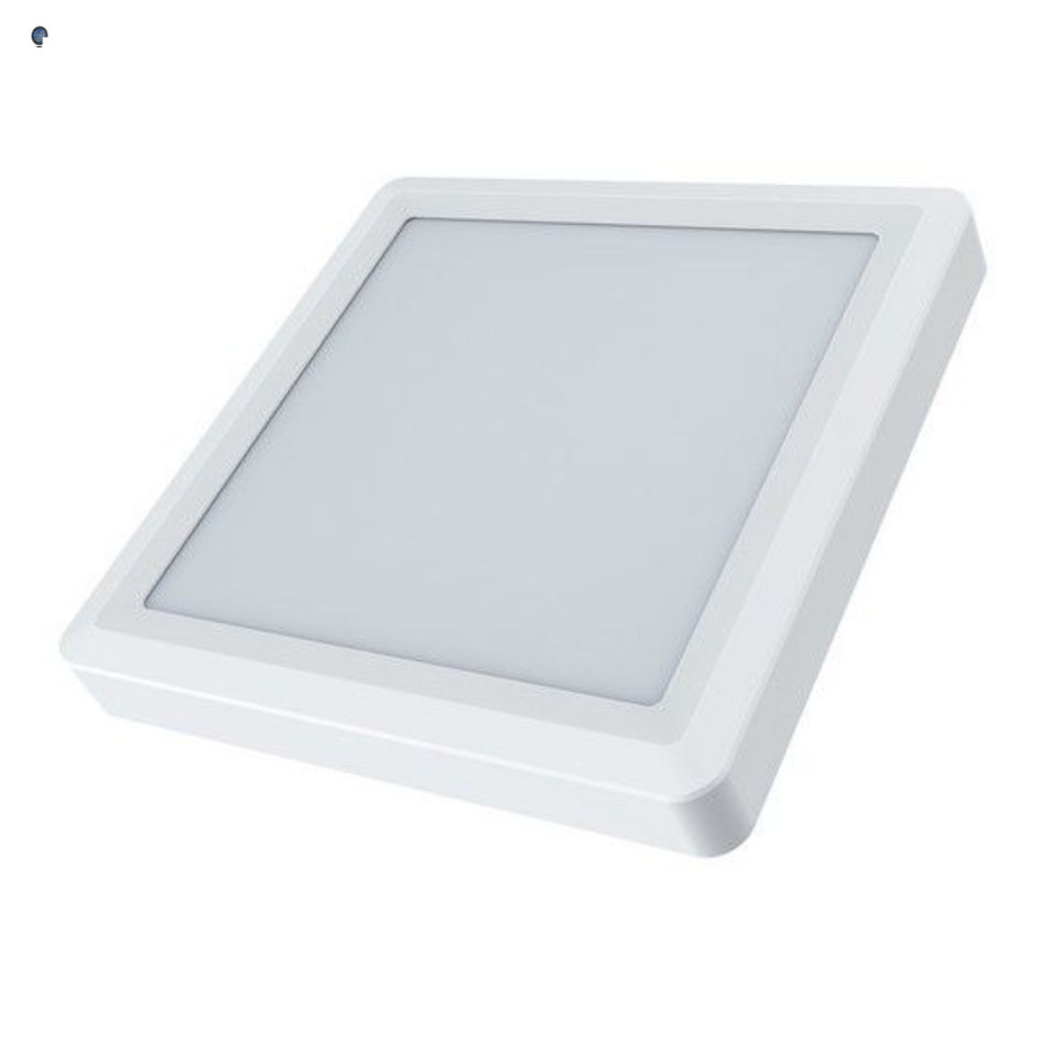 Square Recessed Polycarbonate with Antiglare Ring
