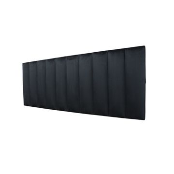 Dave Headboard Double Velvets Black