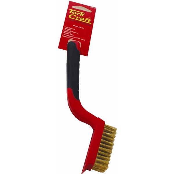 Soft Grip Wide Brass Stripper Brush 5 X 11 Row Tcw