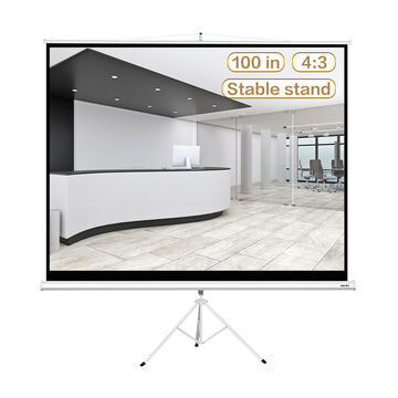 Deli 100inch Portable Projector Screen
