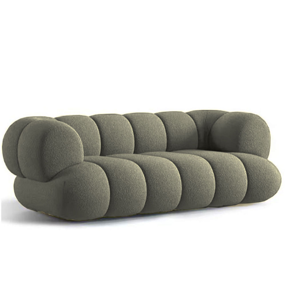 Cordelia Plush Two Seater Sofa-Coco-Coco-Dark Fawn
