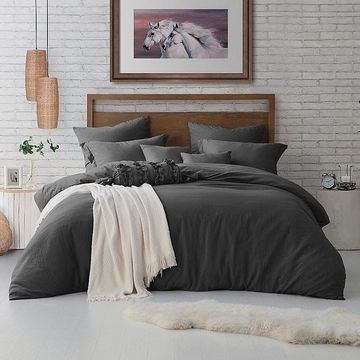Duvet Cover Grey Double