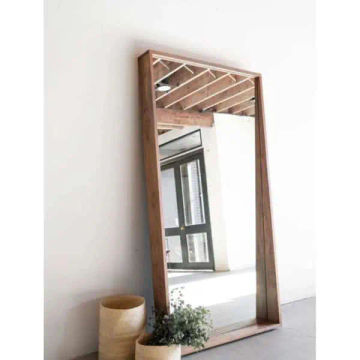Jupiter Solid Oak Standing Mirror