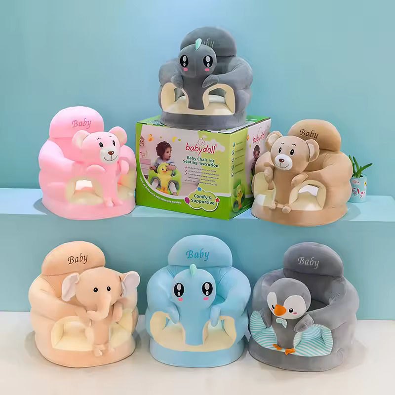 Baby Plush Cushion - Red