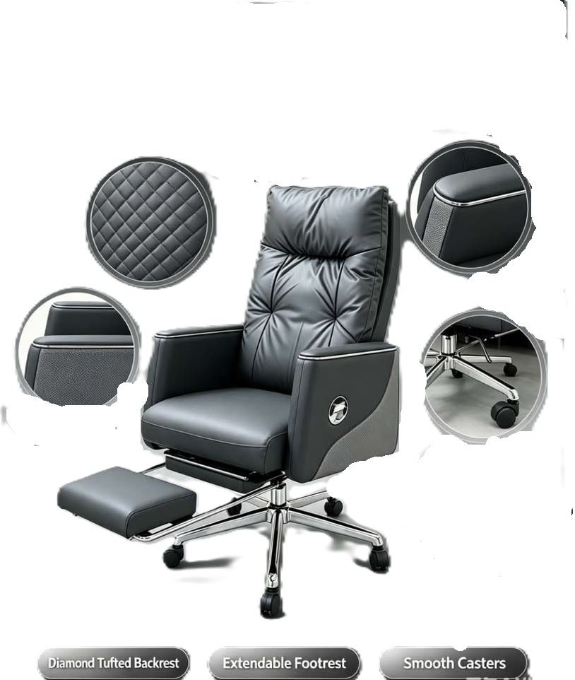 LBM FURN- Executive Recliner Office Chair SY-003 -Black