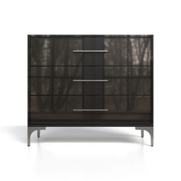 BAM! High Gloss Dressing Table - Black