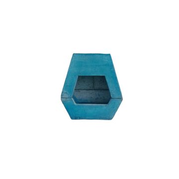 Concrete Fireplace Indoor/Outdoor Blue 60x55x30cm