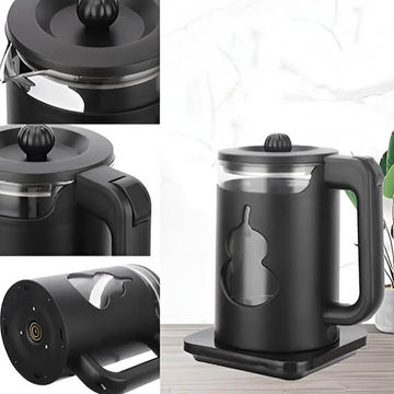 2.0L Electric Glass Kettle with 360° Rotational Base