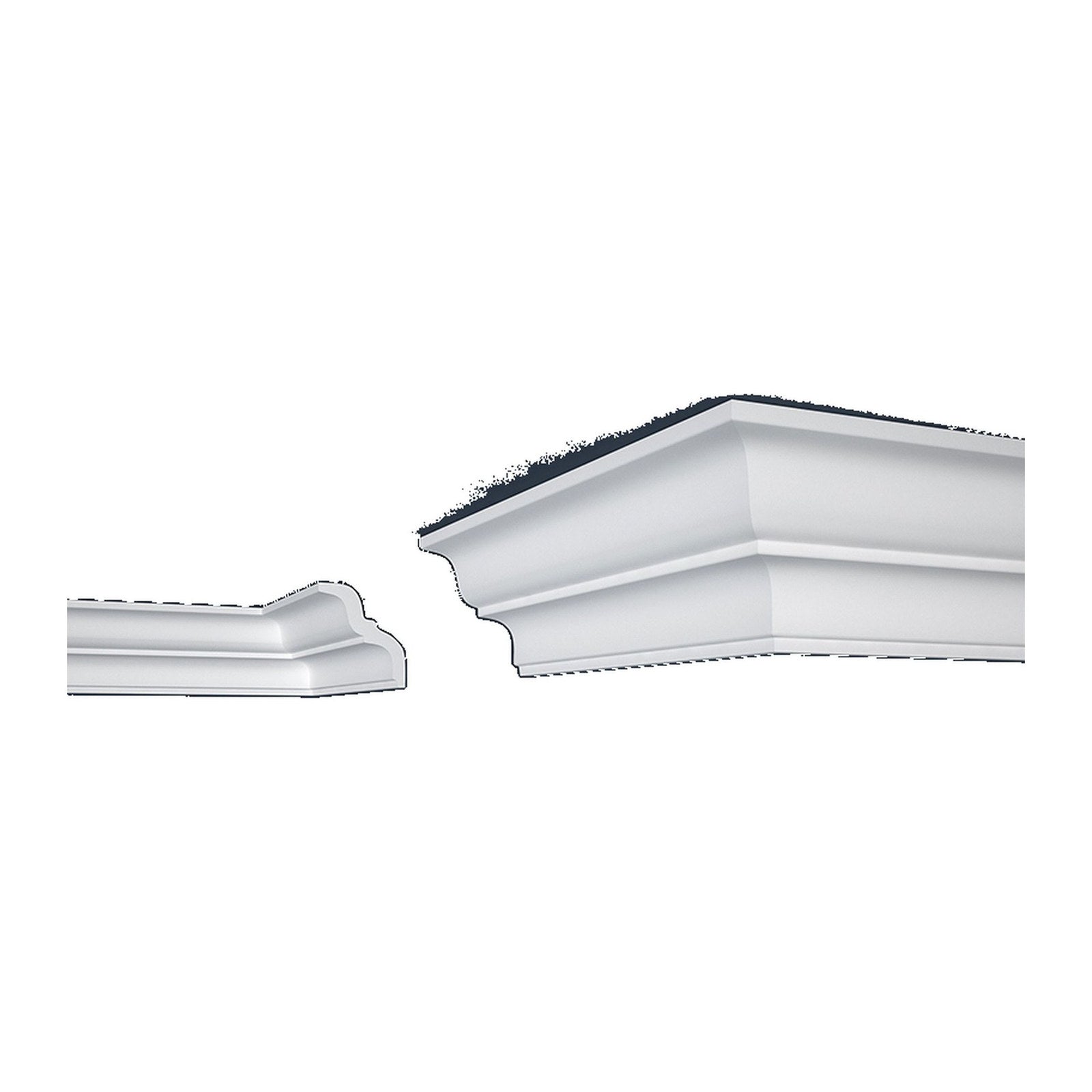 Marbet Design E-10 Ceiling Cornice 87x80 mm - 2000 mm - White