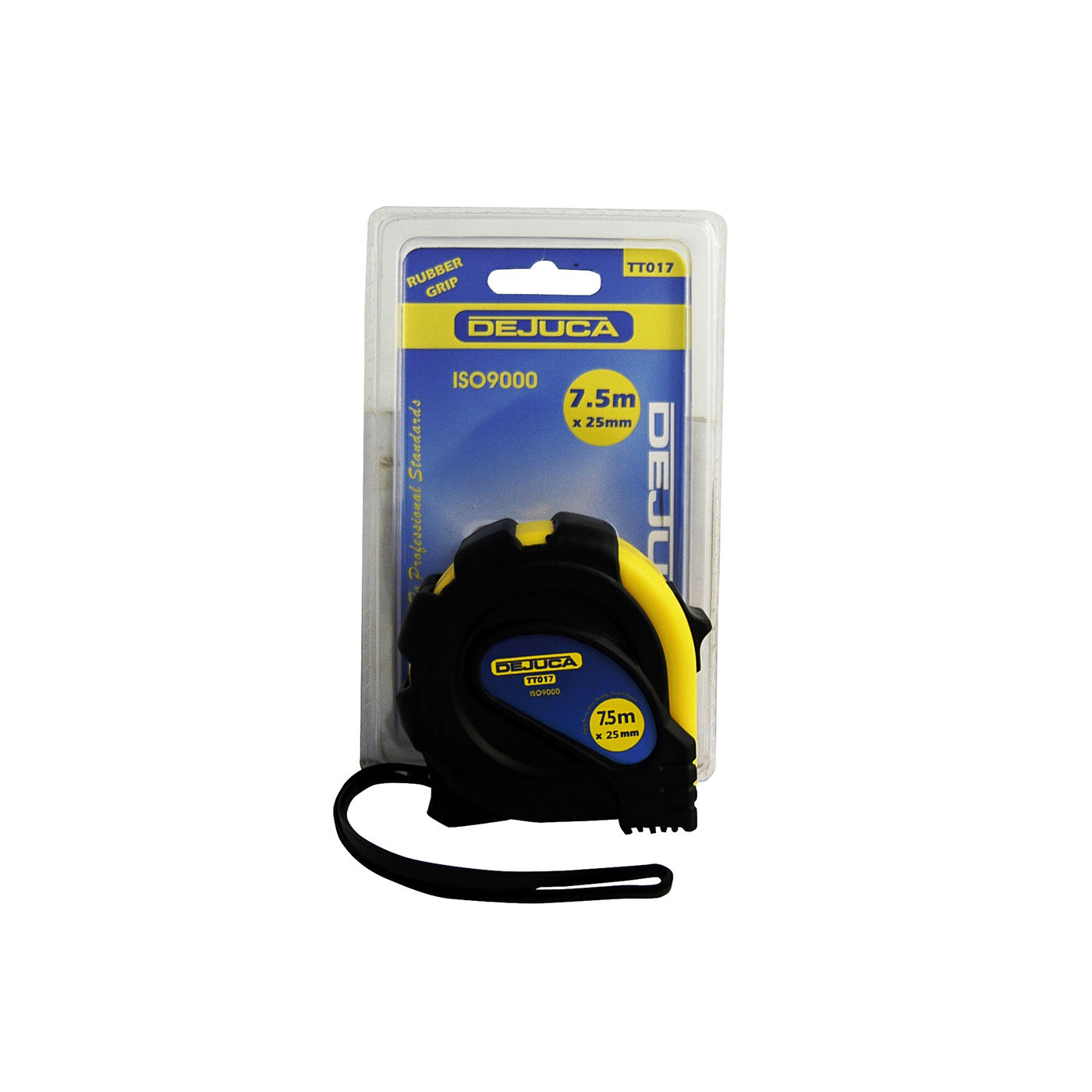 Dejuca - Tape Measure - Rubber gip - 7.5m X 25mm - 10 Pack