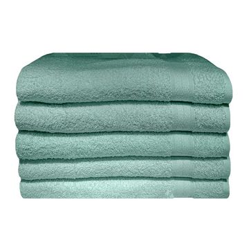 Bunty's Plush 450GSM 90x150cms Bath Sheets-05 Pc Pack-Harbor Grey