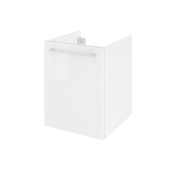 Single basin cabinet pack 1 door SENSEA Remix white 45x58x48cm
