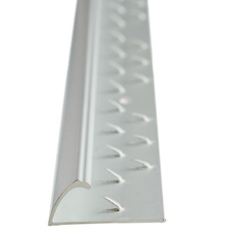Aluminium Naplock Strip Silver Undrilled 2500 x 31 Aluminium Carpet Strip