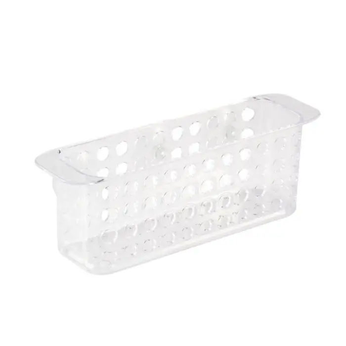 Woodly Storage Rack, Suction Cups, Clear, 260mm x 87mm x 77mm