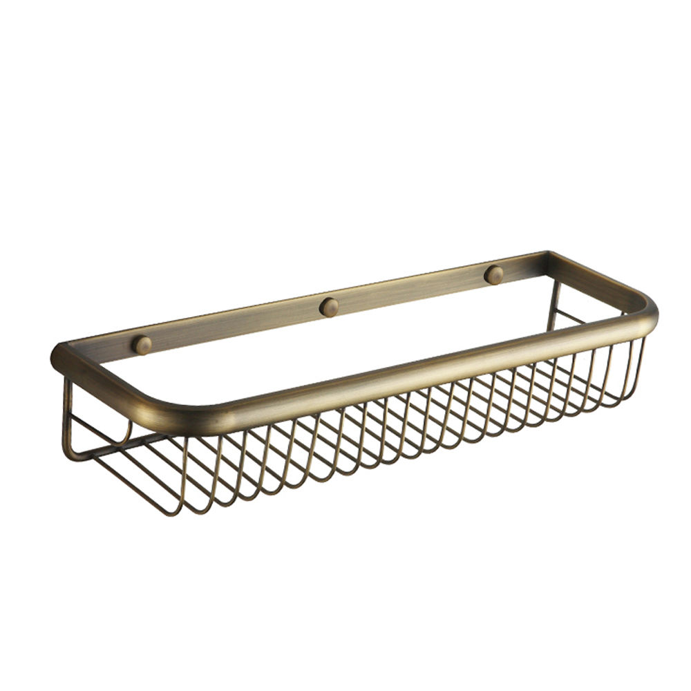 TTB053- BRASS SIDE SHOWER SHELF