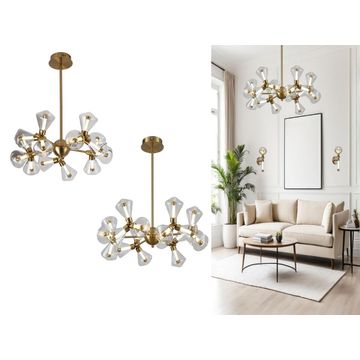 Velvet Radiance Chandeliers/light