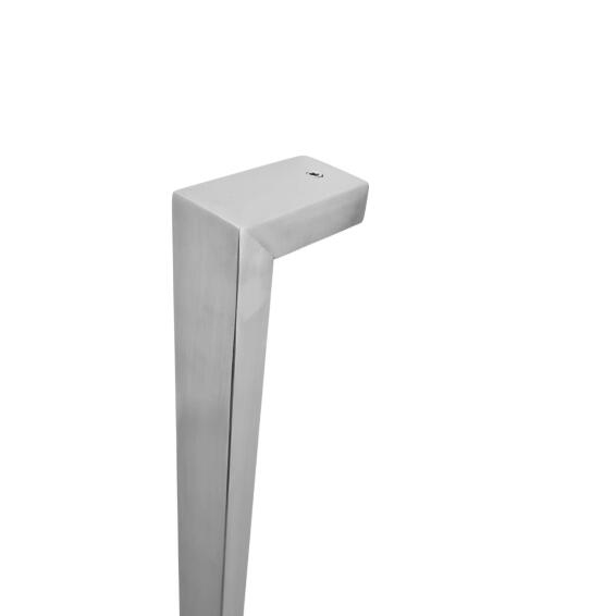 Straight square pull handle stainless steel 600mm