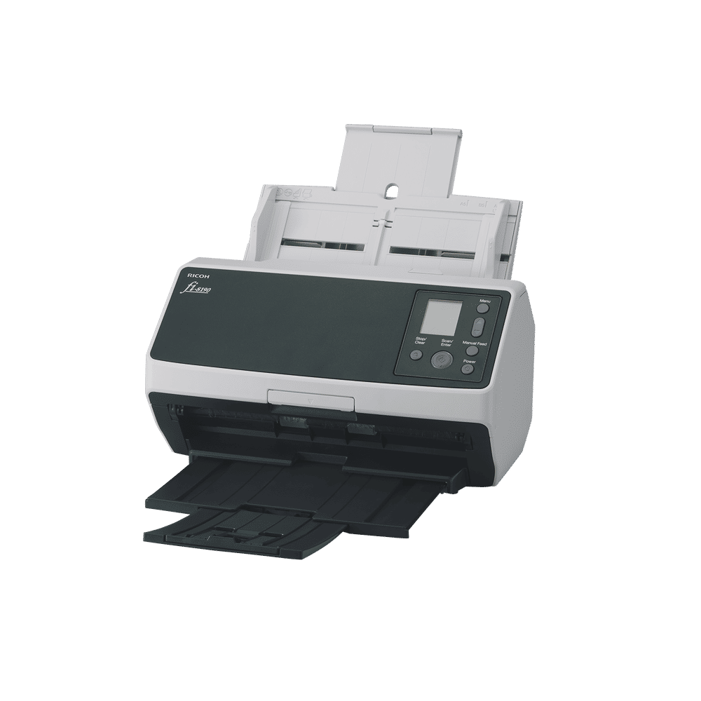 A4 50ppm/100ipm Duplex ADF USB3.2 LED Workgroup Scanner Ricoh