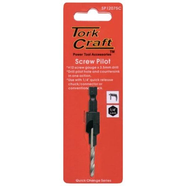Screw Pilot No.8 X 75Mm Carded