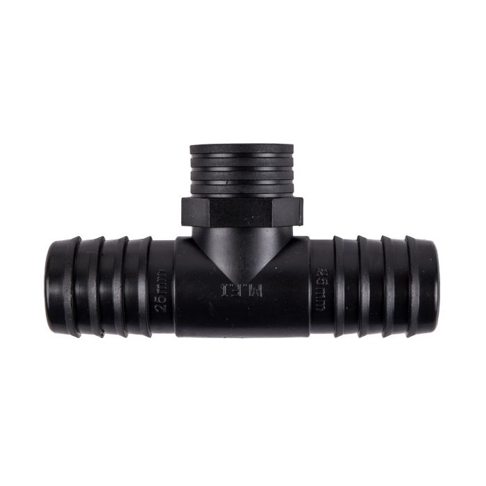 Bulk Pack x 12 Insert Tee Male Combination 40X20mm