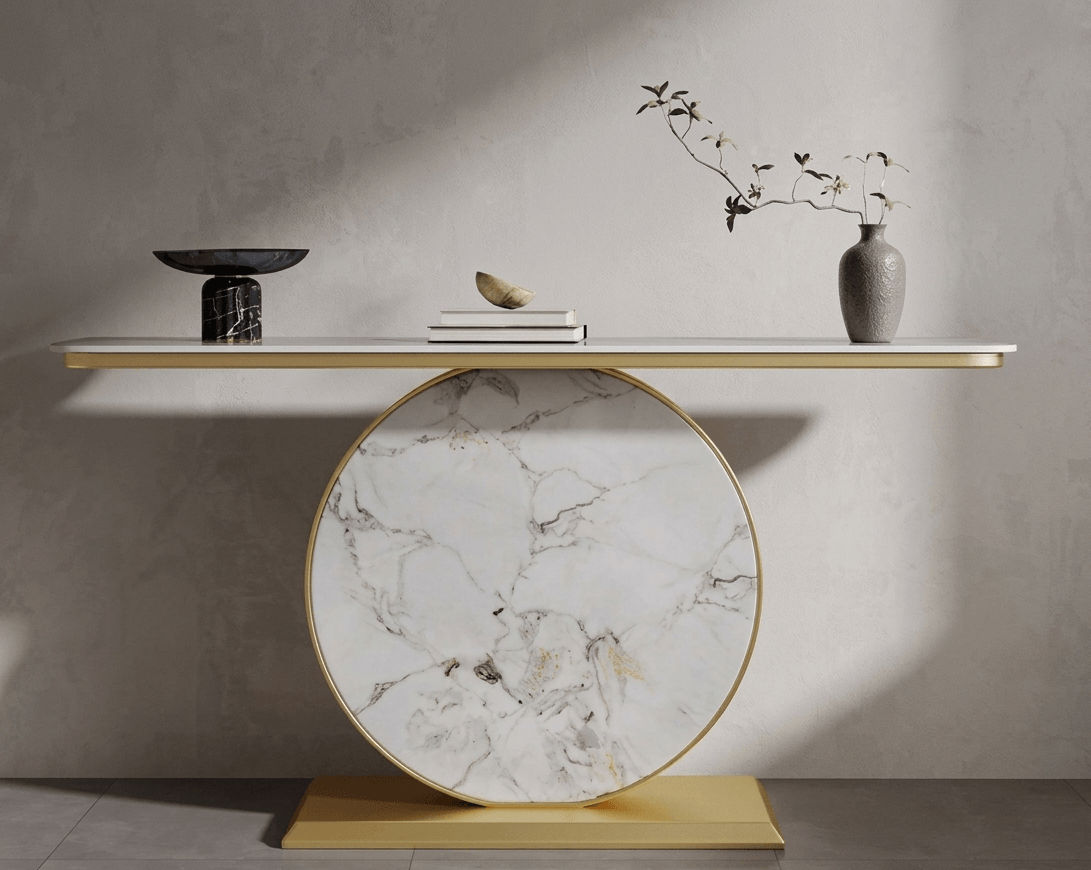 Stunning Circular Console Table Pictures