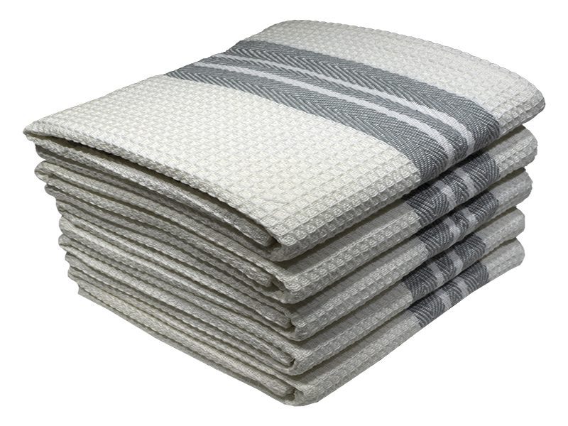 Bunty's Kitchen Towel - Design 2174 - 055x080cms - (05 Pc Pack) - Stripes - High-Rise