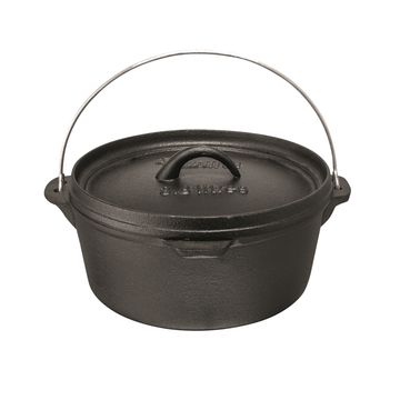 AfriTrail Flat Potjie Pot 3.8l