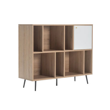 Vividitto - Momoza Multi Shelf Unit - Oak/White