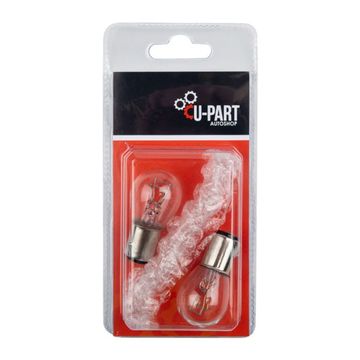 U-Part - Globe - Double Filament - Model G334X2 - 24V - Bulk Pack of 14
