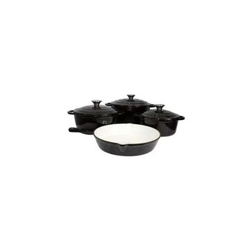 Galaxy G001BCI Non-Stick Coated Cast Iron Cookware Set (7 - Piece)