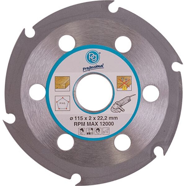 Blade 6 Teeth 115Mm For Wood On Angle Grinder