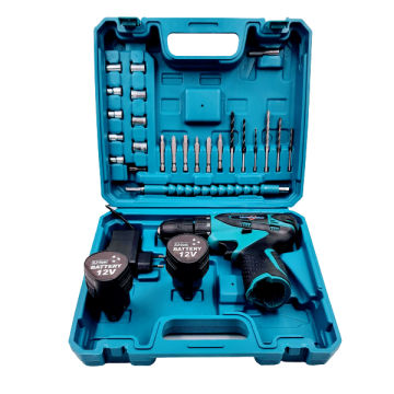 Cordless Rechargeable Lithium-Ion Drill and Screwdriver Set 18V