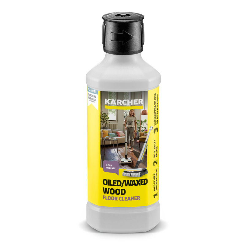 Karcher RM 535 Oiled/Wax Wood Floor Cleaner Detergent 500ml (Floor Cleaner FC 2-8 Compatible)