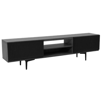Verona TV Stand Charcoal & Black
