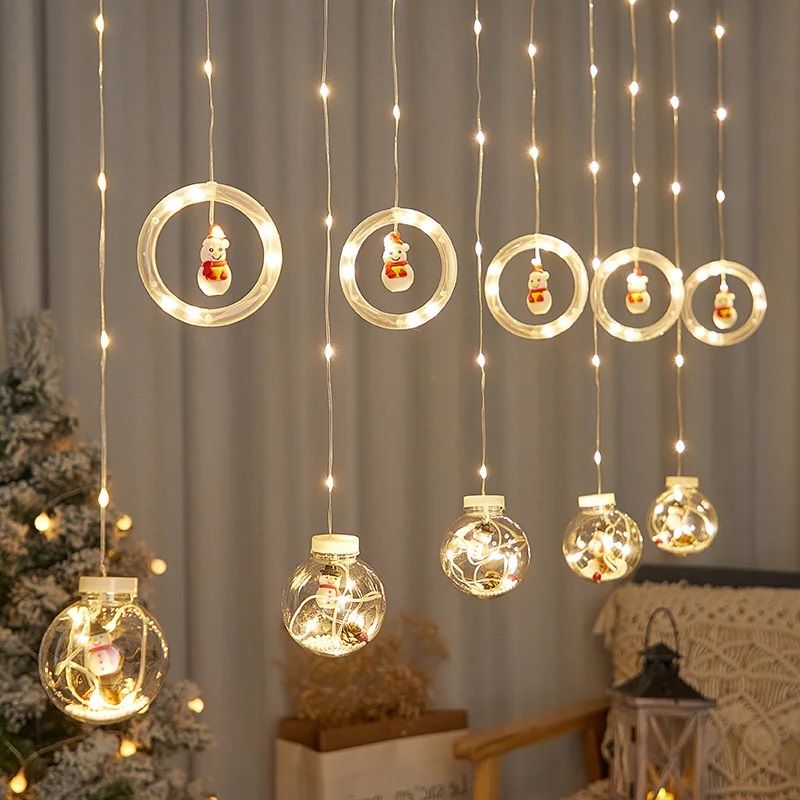 Warm White Christmas String Lights Garden Fence Door Lawn Waterproof LED Fairy Lights - ZYF-19