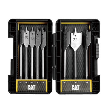 CAT Flat Bit Wood 152mm Set 8pcs
