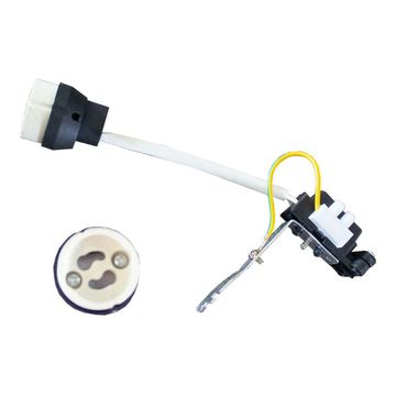 Lampholder GU10 with earth and bracket
