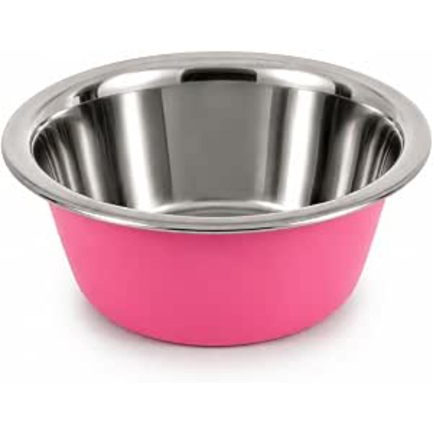 Standard Feeding Colour Bowl 400ml Pink Pet Food Water Bowl