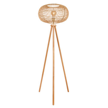 Marina Nal Floor Light Nature Woven Rattan E27 1X60W