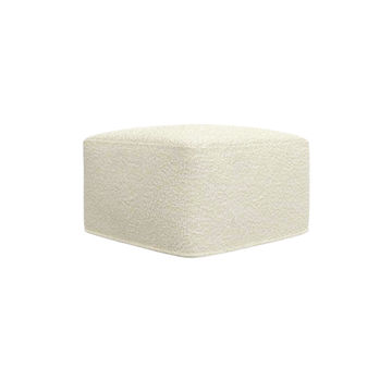 Melli Square Pouffe - Cream