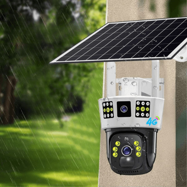 4K PTZ 4G Solar Powered CCTV Security Camera
