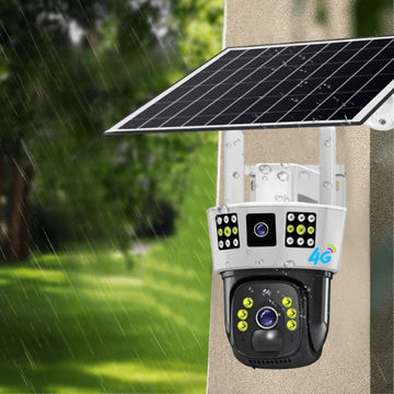 4K PTZ 4G Solar Powered CCTV Security Camera