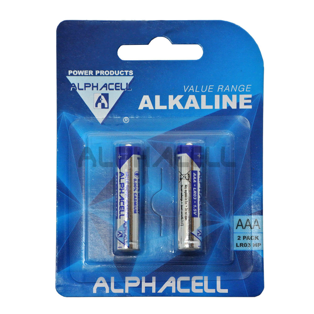Alkaline Value AAA LR3 2pc - CARDED