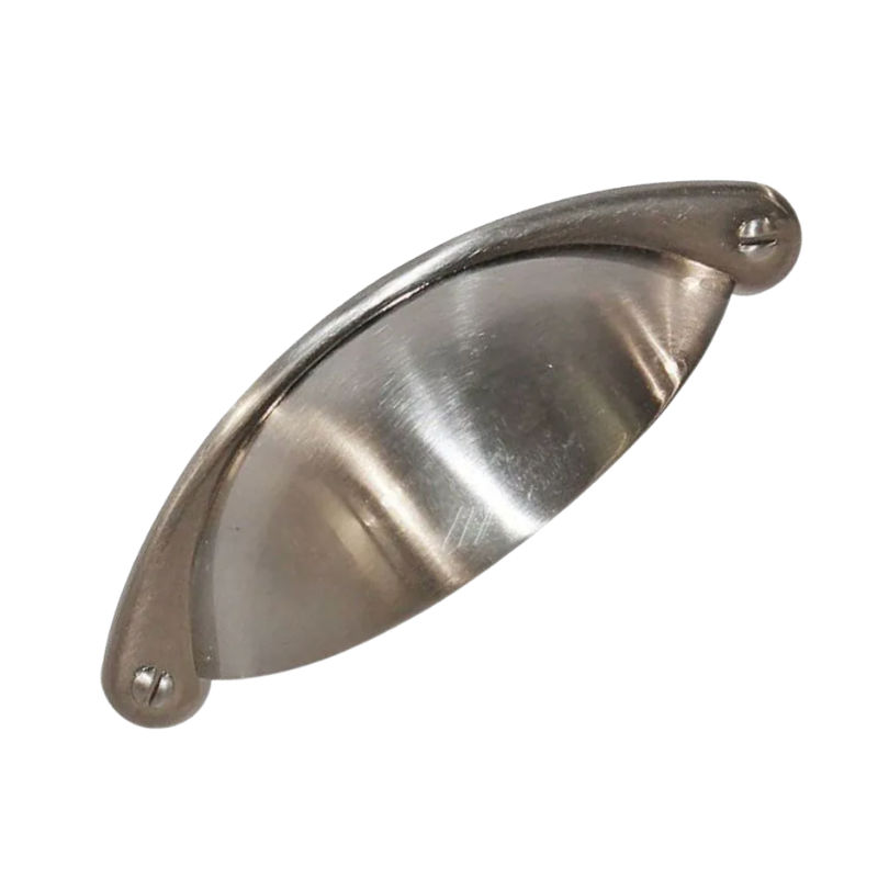 Cup Handle, Brushed Satin Nickel, 64mm