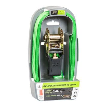 SmartStraps - 4m Endless Padded Ratchet - Green (1 Pack)