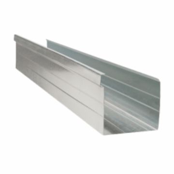 Galvanized Steel Square Gutter 100mm x 75mm x 3.6m BUDGET