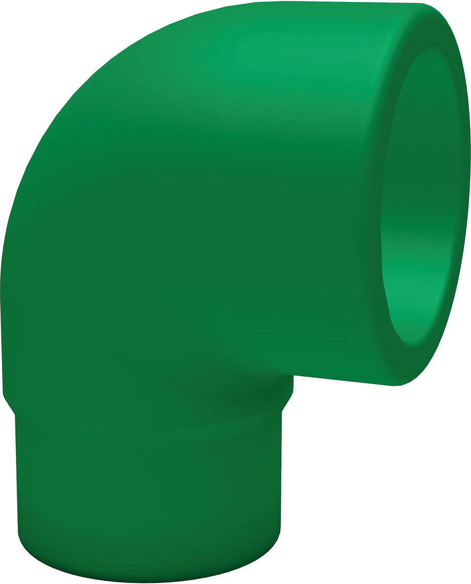 PPR EDT 20mm Green Fusion Elbow 90' Fem/Male