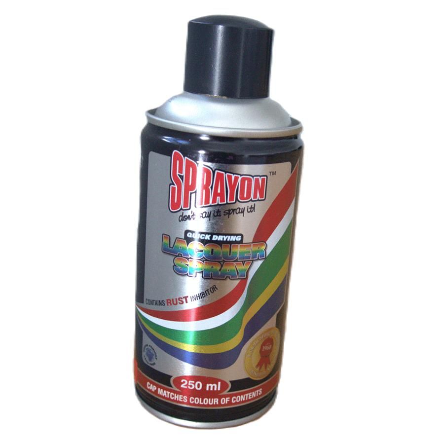 Sprayon Paint Black Gloss 250Ml - 2 Pack