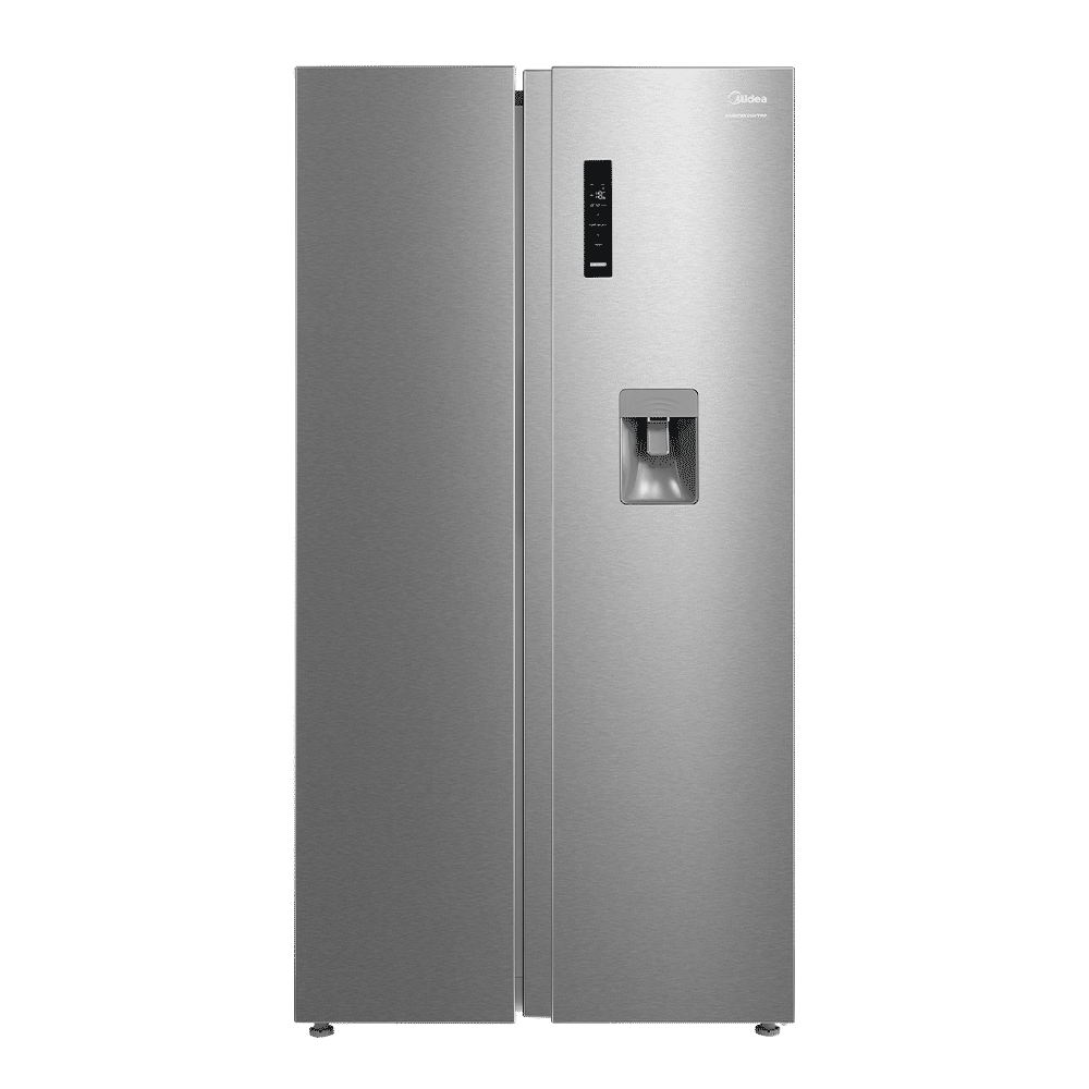 Midea 513L Side by Side refrigerator – Stainless Steel